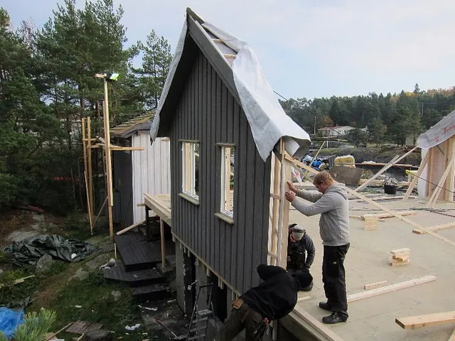 Oppføring av hytte i Kragerø Skjærgård