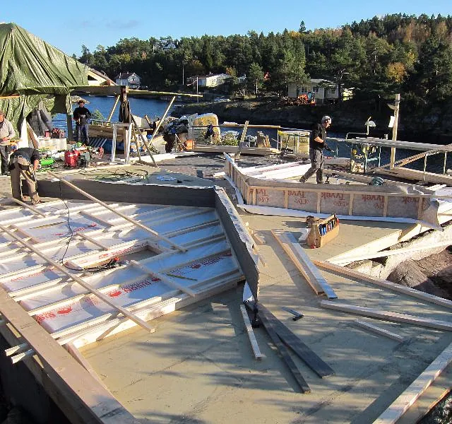 Oppføring av hytte i Kragerø Skjærgård